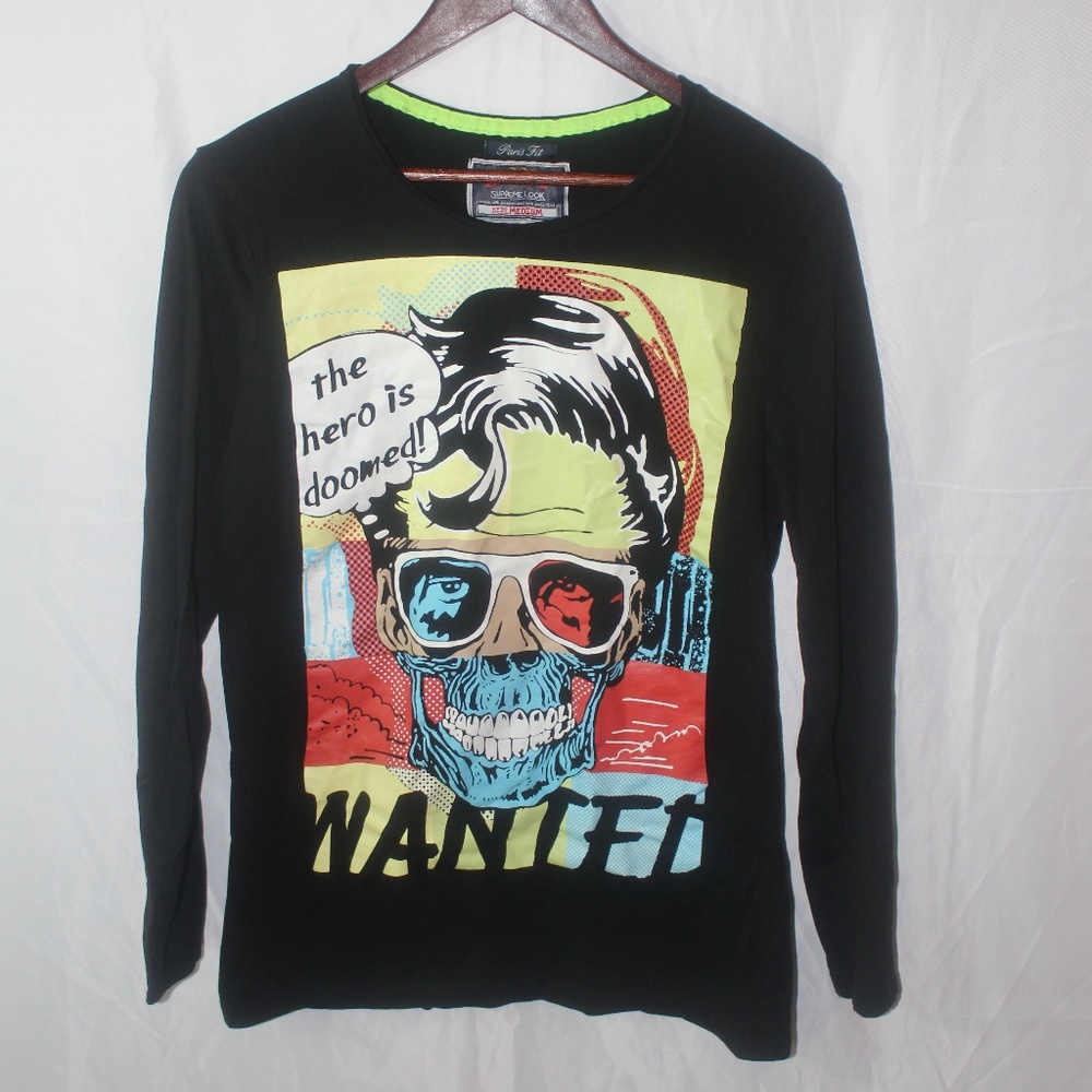 Alcott The Hero Is Doomed Long Sleeve Tee